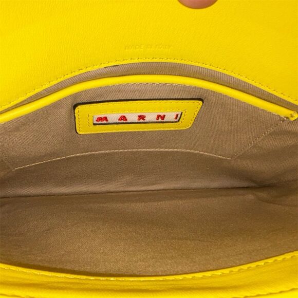 Marni Two-Toned  Pink & Yellow Harp Shoulder Bag with Dust Bag - Picture 8 of 13